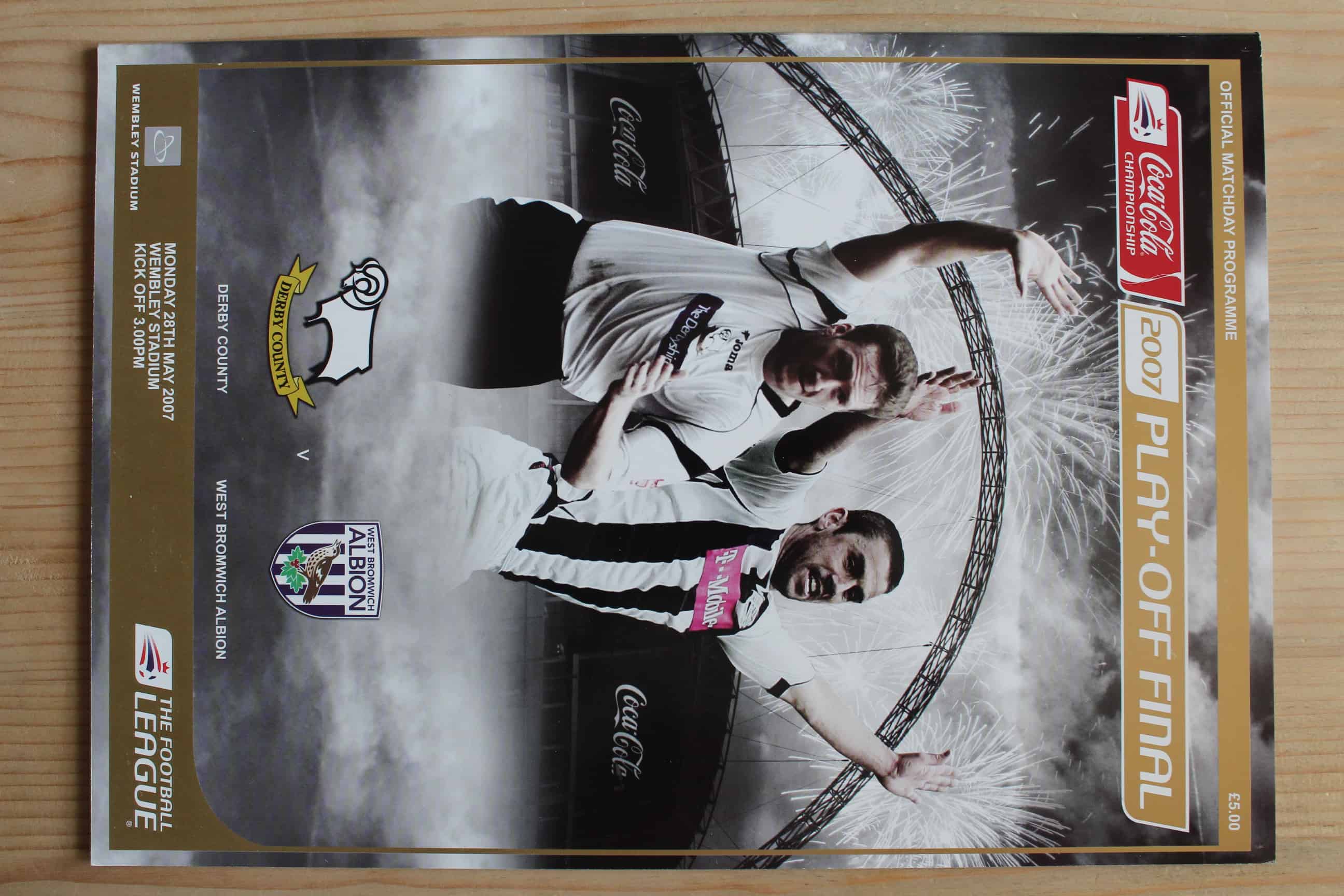 Derby County FC v West Bromwich Albion FC 